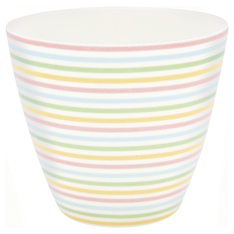 Latte cup Ansley white