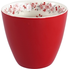Latte cup red Emberly inside
