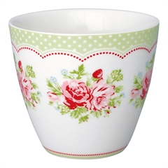 Latte cup Mary white