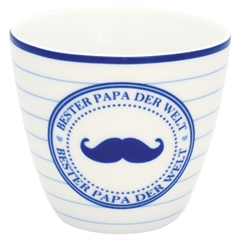 Latte cup Papa blue