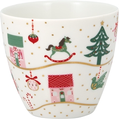 Latte cup Laura christmas gold