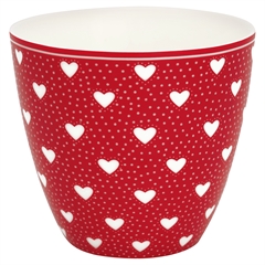 Latte cup Penny red