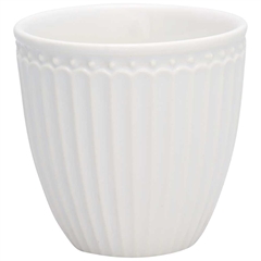 Mini latte cup Alice white