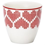 Mini latte cup December red