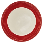 Plate Alice red