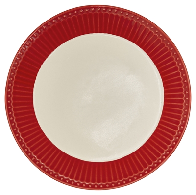 Plate Alice red