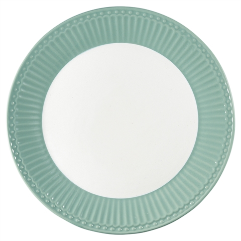 Plate Alice dusty mint