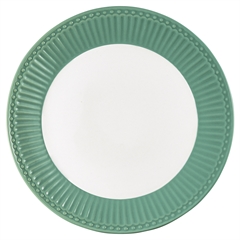 Plate Alice dusty green