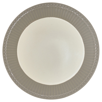 Plate Alice warm grey