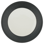 Plate Alice dark grey