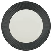 Plate Alice dark grey