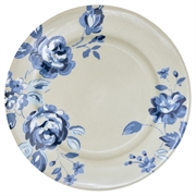 Plate Amanda dark blue