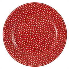 Plate Dot red