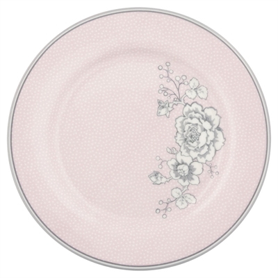 Plate Ella pale pink