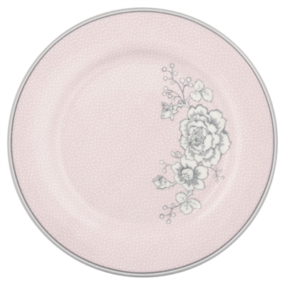 Plate Ella pale pink