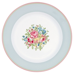 Plate Franka pale blue