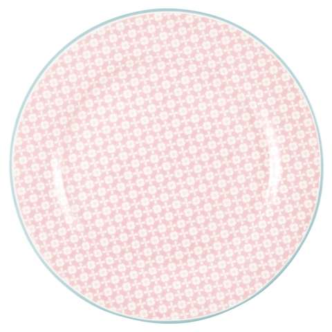 Plate Helle pale pink