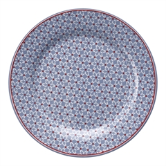 Plate Juno dusty blue