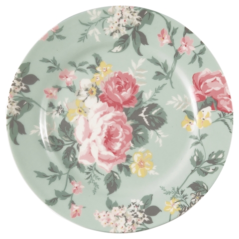 Plate Josephine pale mint