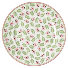 Plate Lily petit white