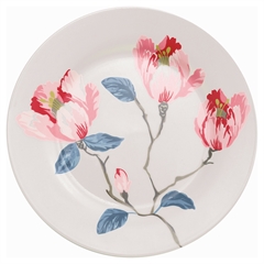 Plate Magnolia white