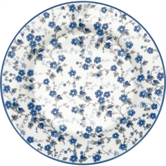 Plate Monica dusty blue