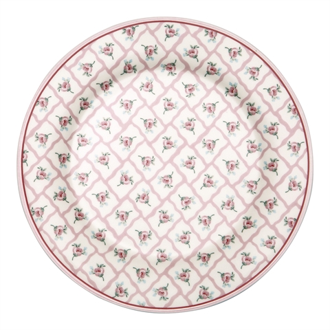 Plate Rita pale pink