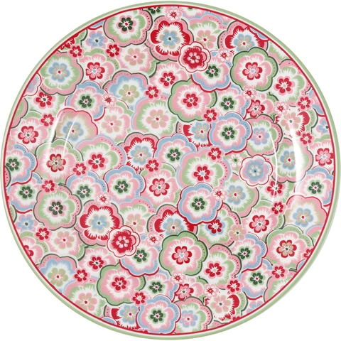 Plate Selma pale pink