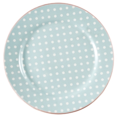 Plate Spot pale blue