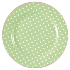 Plate Spot pale green