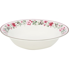 Salad bowl Leonora white