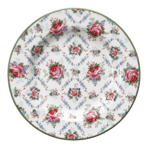 Small plate Malene petit white