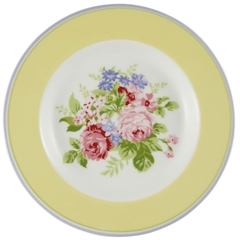 Small plate Rose pale yellow - Midseason 2019