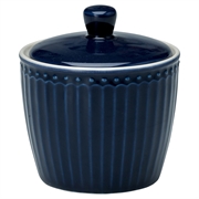 Sugar pot Alice dark blue