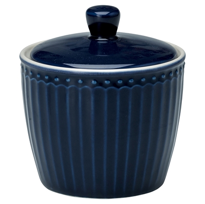 Sugar pot Alice dark blue