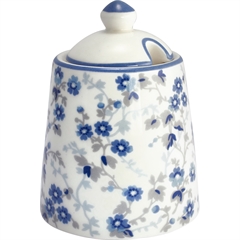 Sugar pot Monica dusty blue