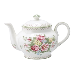 Teapot round Aurelia white
