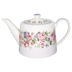 Teapot Rose white