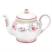 Teapot Tess white round