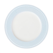 Dinner plate Alice pale blue