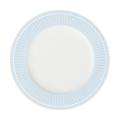 Dinner plate Alice pale blue
