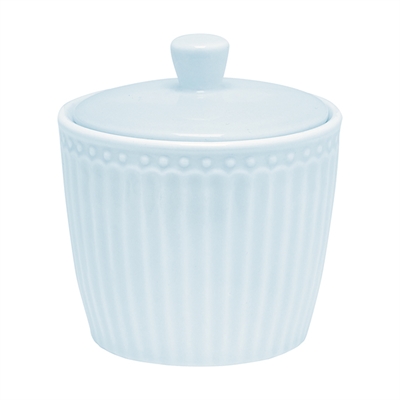 Sugar pot Alice pale blue