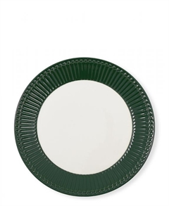 Plate Alice pinewood green