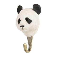 Knage  - Panda (håndskåret i træ) - DekoHook
