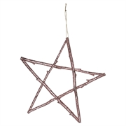  GreenGate star wooden rose gold large