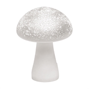 Xmas Mushroom, glass - warm grey