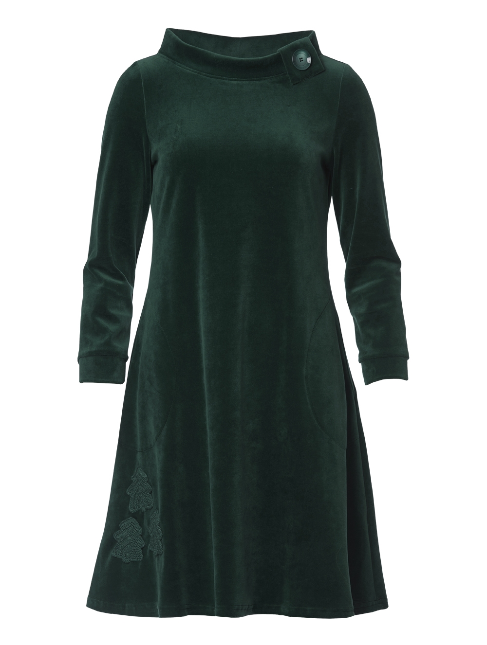 Gammel mand blæk Indsprøjtning Carolines Tree Green - skøn kjole fra danske du Milde