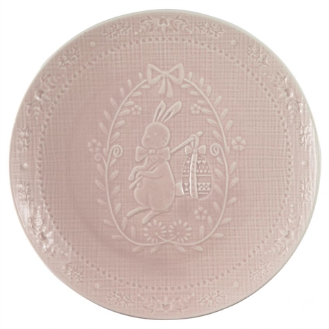 Plate Evy pale pink