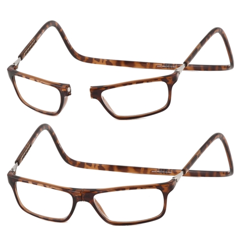 Smuk læsebrille - CliC Executive Tortoise