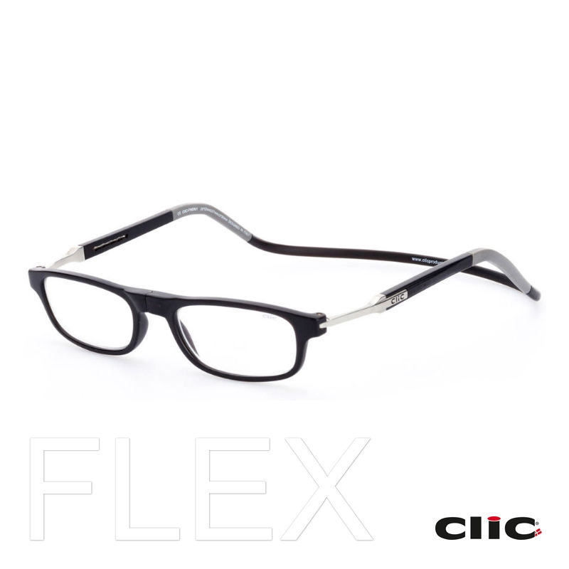 FLEX - Clic læsebriller i med magnet og bøjle